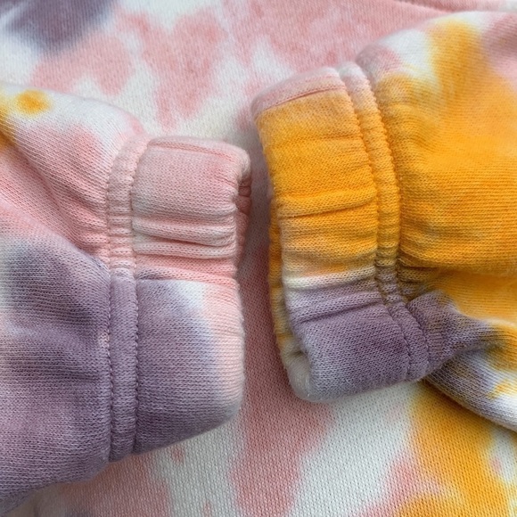 Vans Grunge Wash Tie Dye Crop Crewneck Sweatshirt - Picture 10 of 14